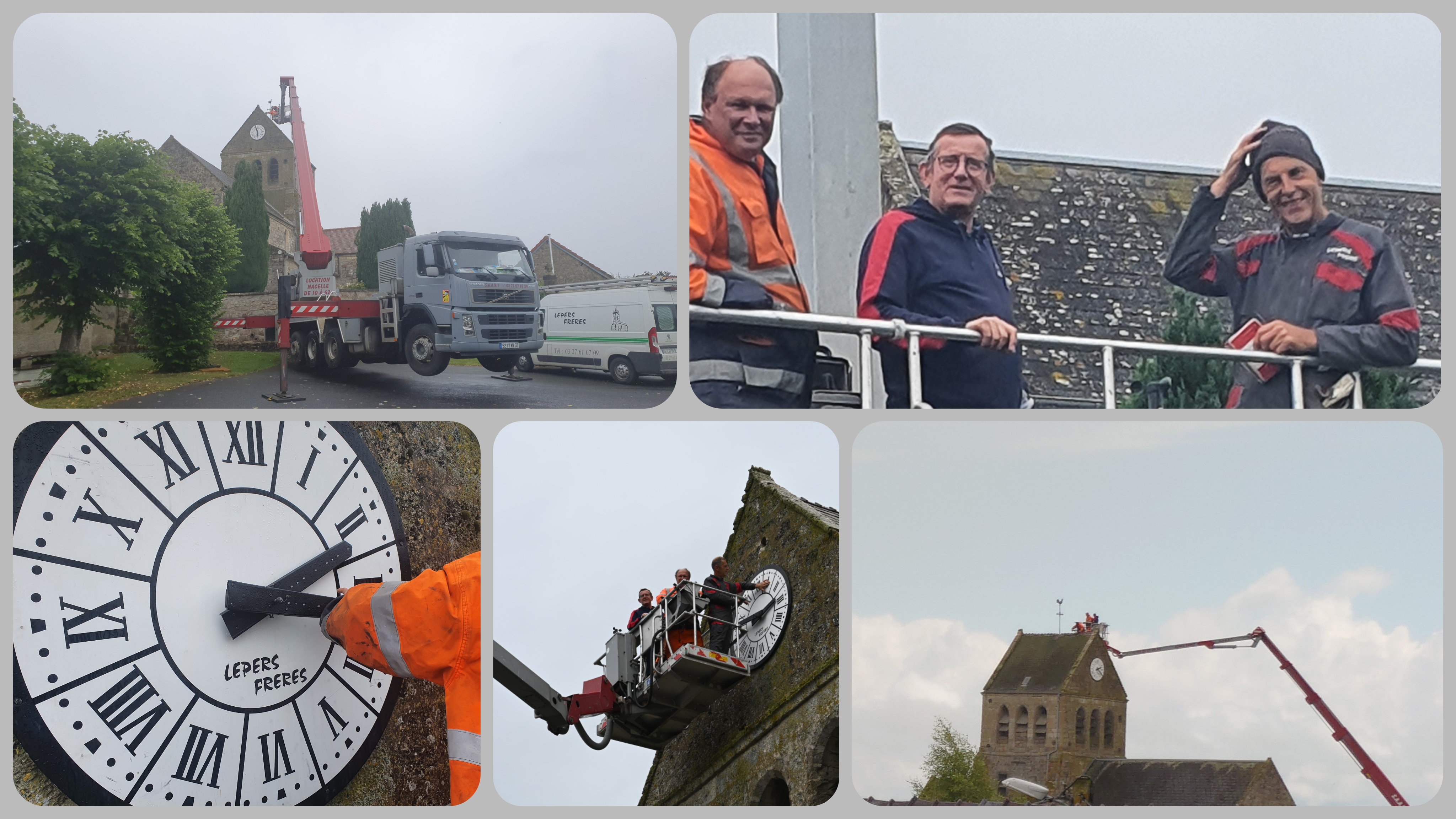  Nouvelle horloge de l'église