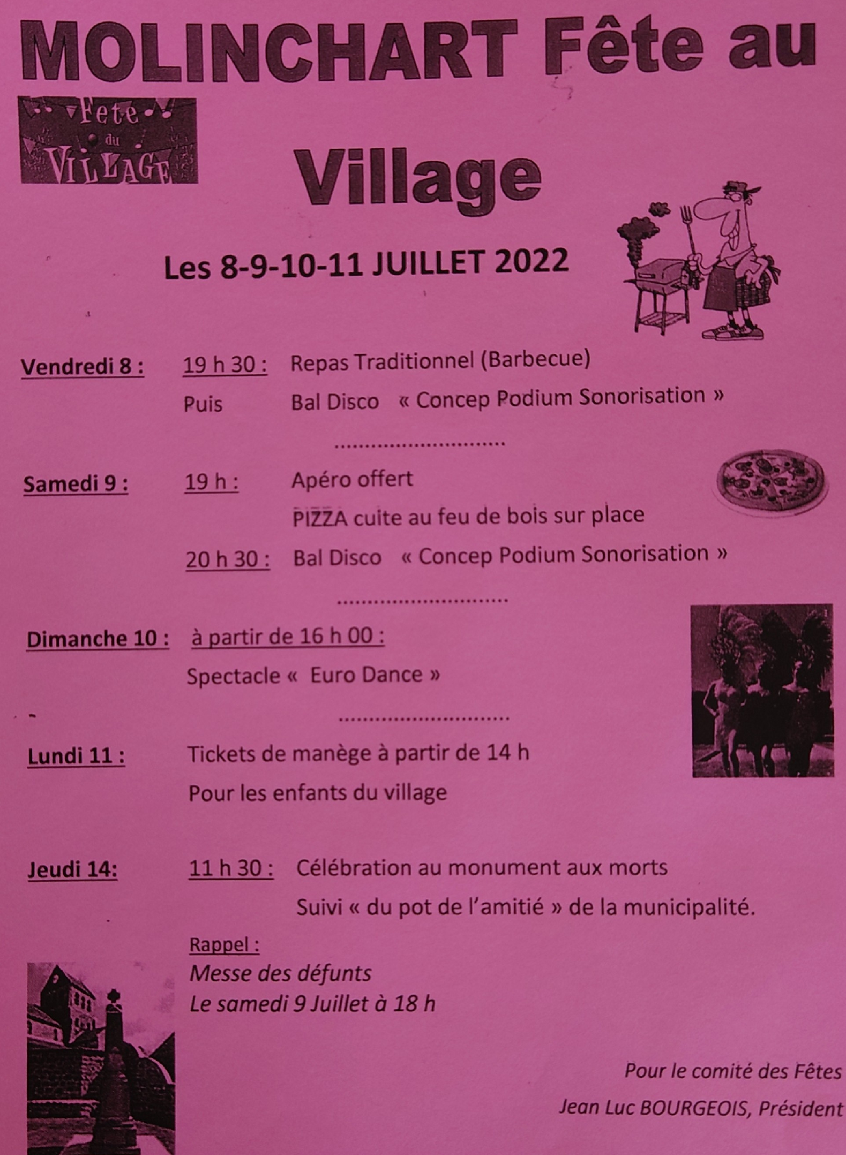Fête à Molinchart - juillet 2022